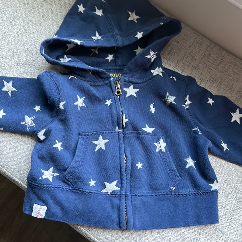Polo Ralph Lauren Toddler jacket - Navy Blue w/ White stars - Size 3T